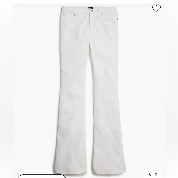 J.Crew Factory Bootcut Jeans * NIP 27P optic white - Picture 1 of 6